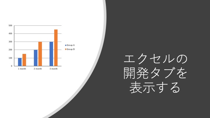 エクセルで 開発タブ を表示する 生物系研究者もマクロ Vbaを使って時短しよう しかいち道具箱